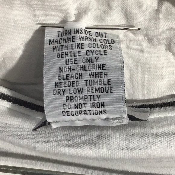 Womens BonWorth Black/White/Turquoise size Large/Petite. - Picture 3 of 5